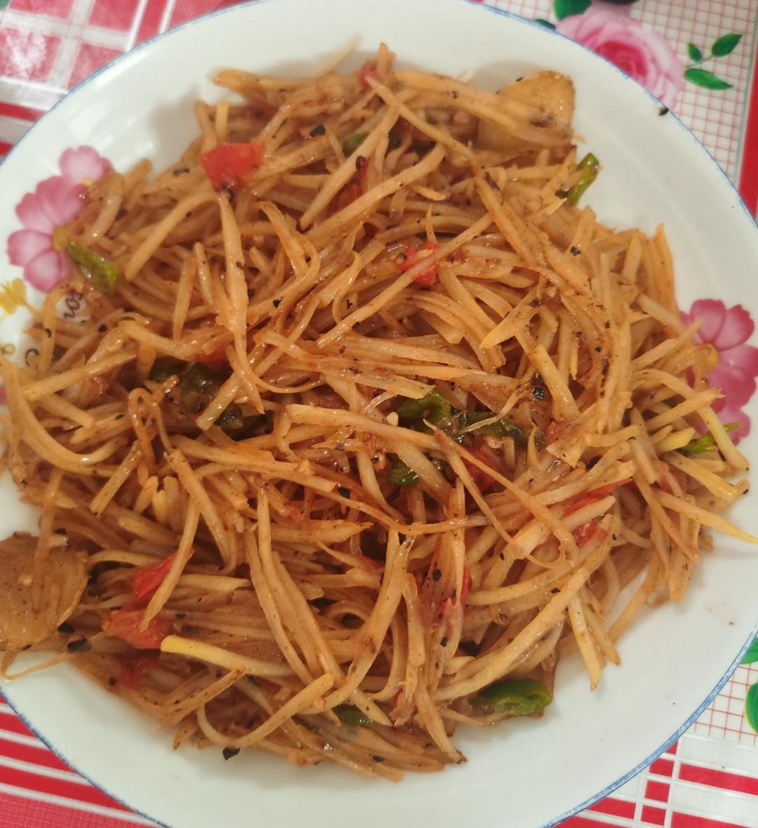 西红柿炒土豆丝