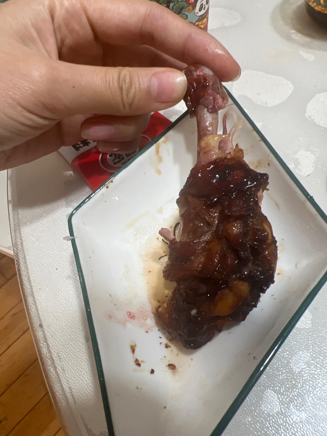 空气炸锅炸鸡腿，好吃到同事都来要教程