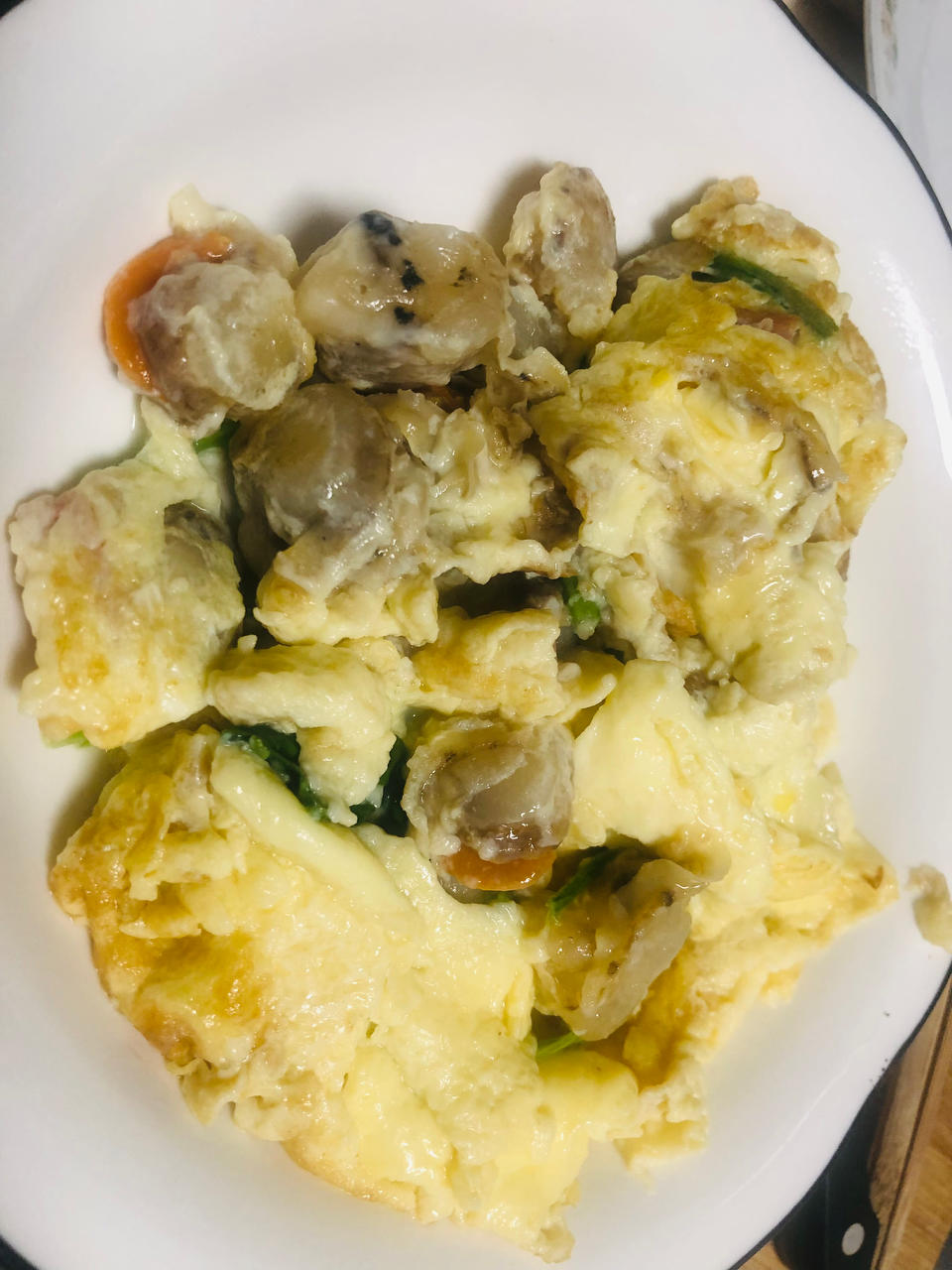 扇贝炒鸡蛋