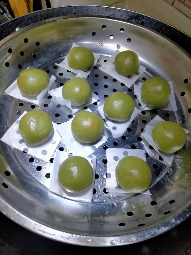 软糯Q弹的艾草青团（附艾草汁制作保存方法）