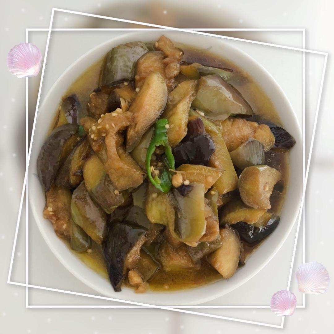 红烧茄子，好吃到舔盘子