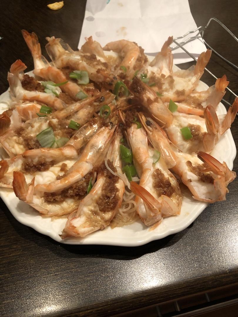 蒜蓉粉丝蒸虾