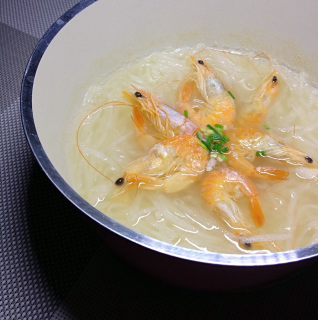 干虾萝卜丝汤