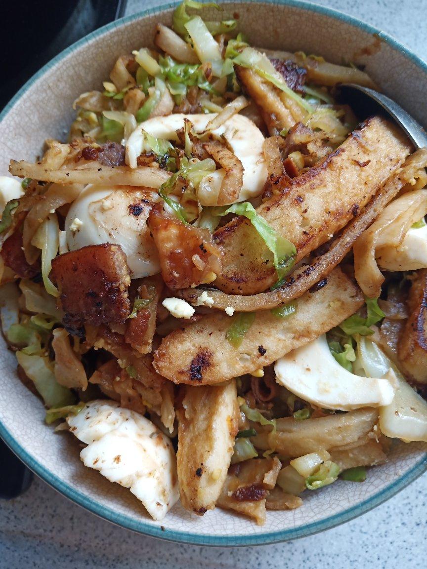 明日便当之超简单路边小店的素炒饼丝🥢