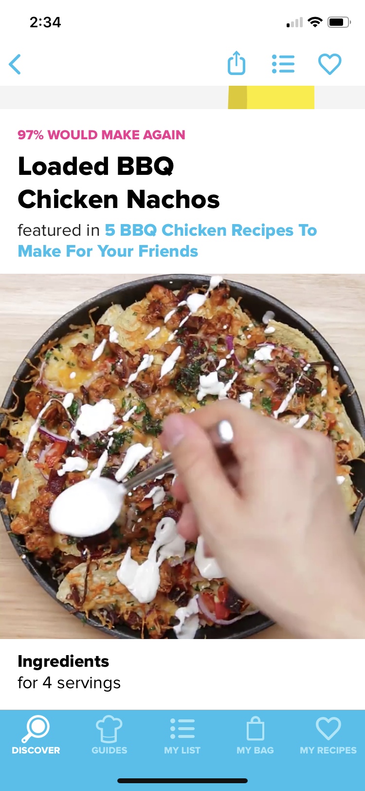 超简单烧烤鸡肉烤箱玉米片盘 【BBQ Chicken Nachos】的做法 步骤9