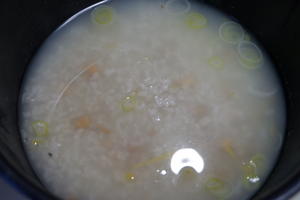 快手早餐—干贝海米粥的做法 步骤7