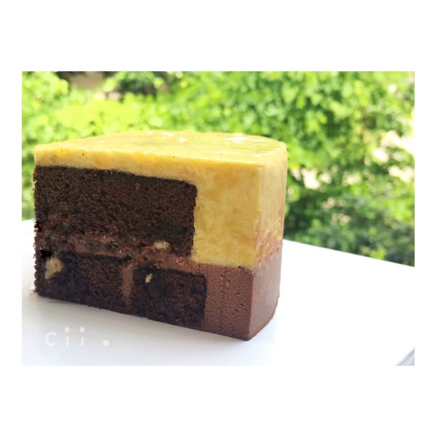 香缇巧克力芒果慕斯