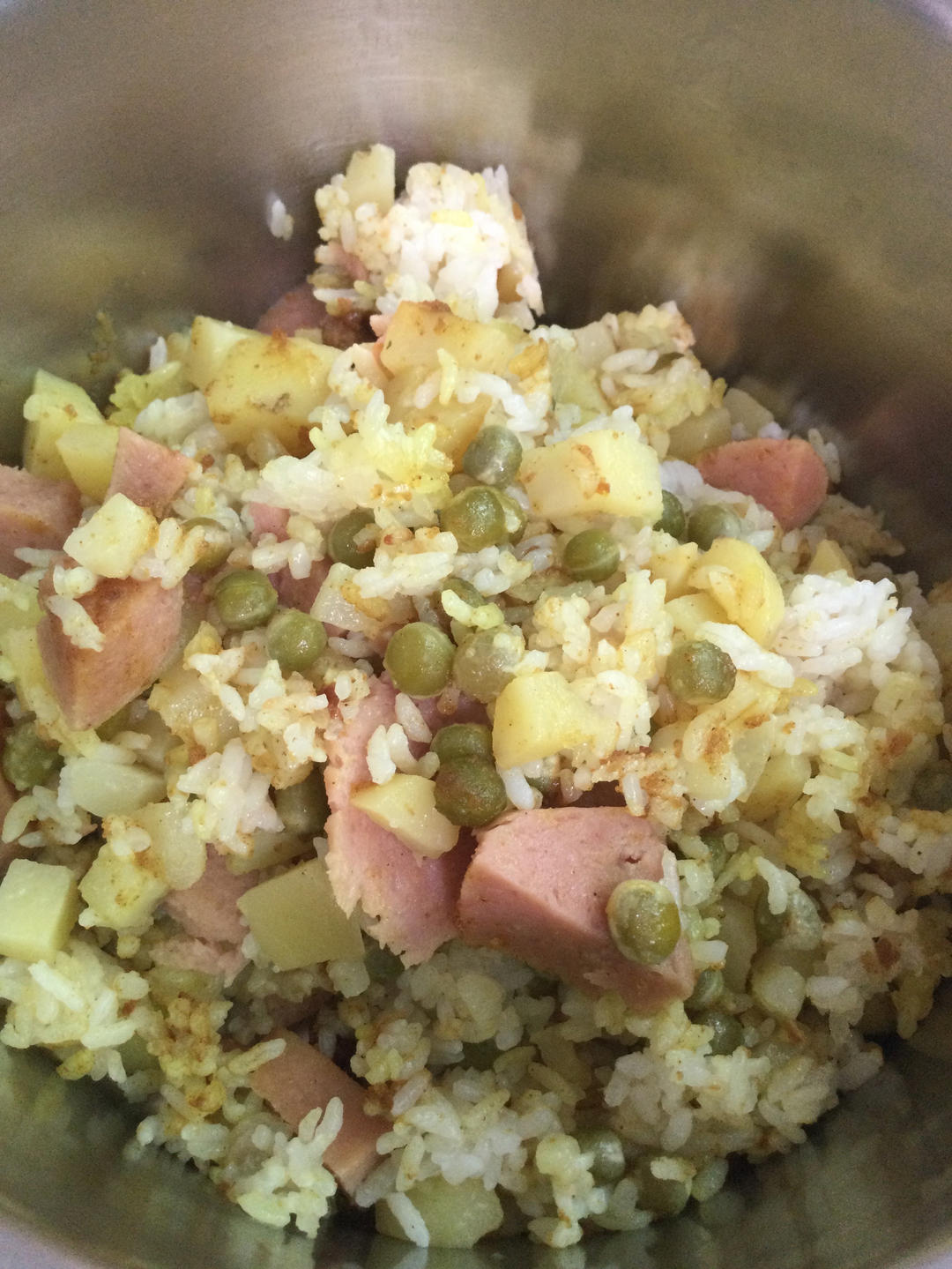 香喷喷的电饭煲咖喱饭