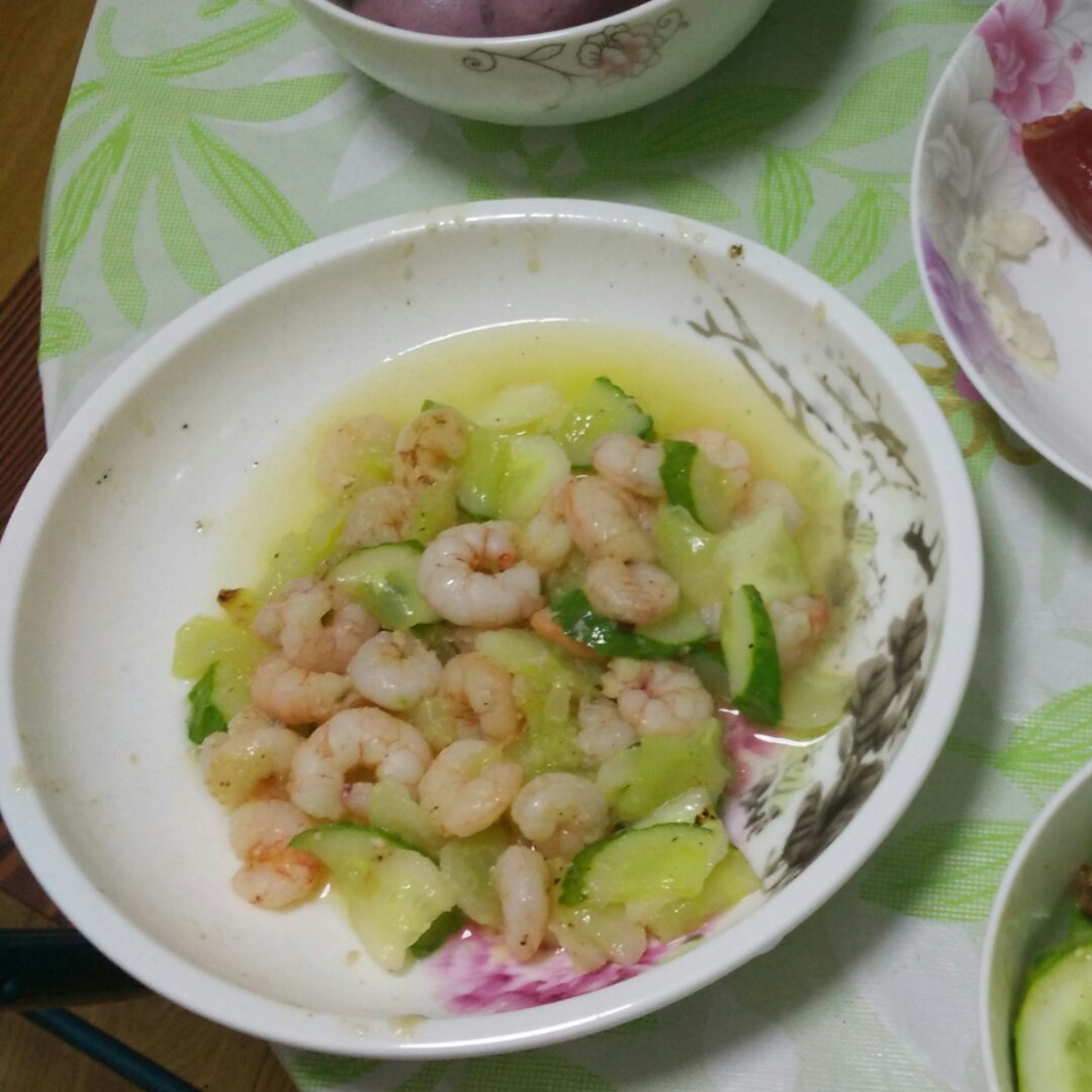 黄瓜虾仁