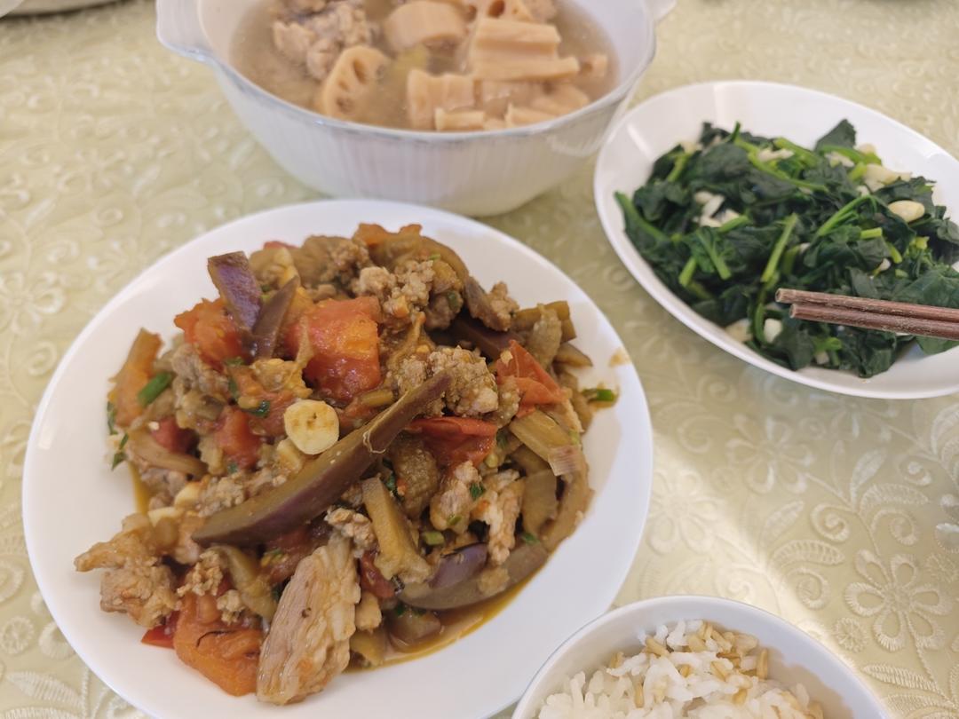 超级下饭酱香味肉末茄子