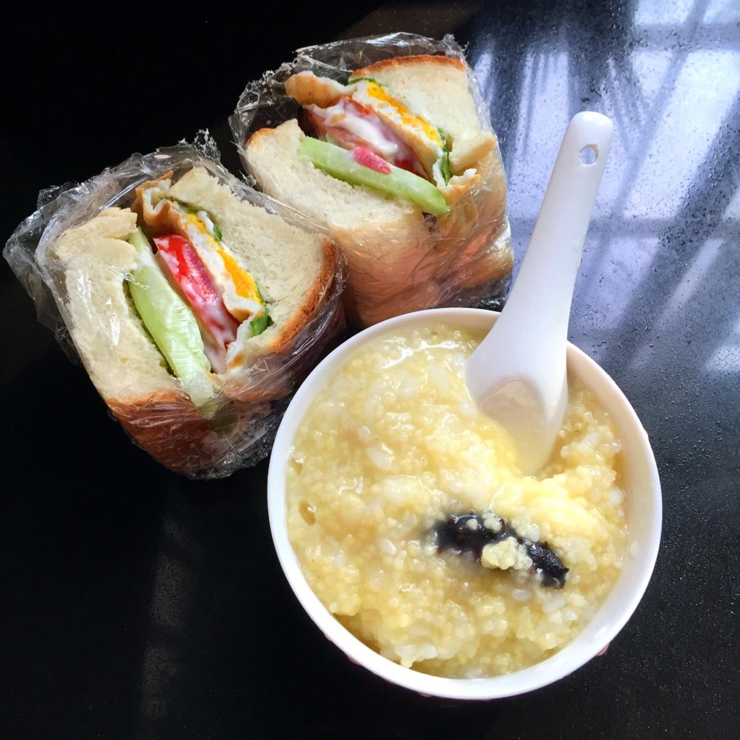 如何做超厚的沼三明治~详细tip！牛油果鸡蛋午餐肉三明治~