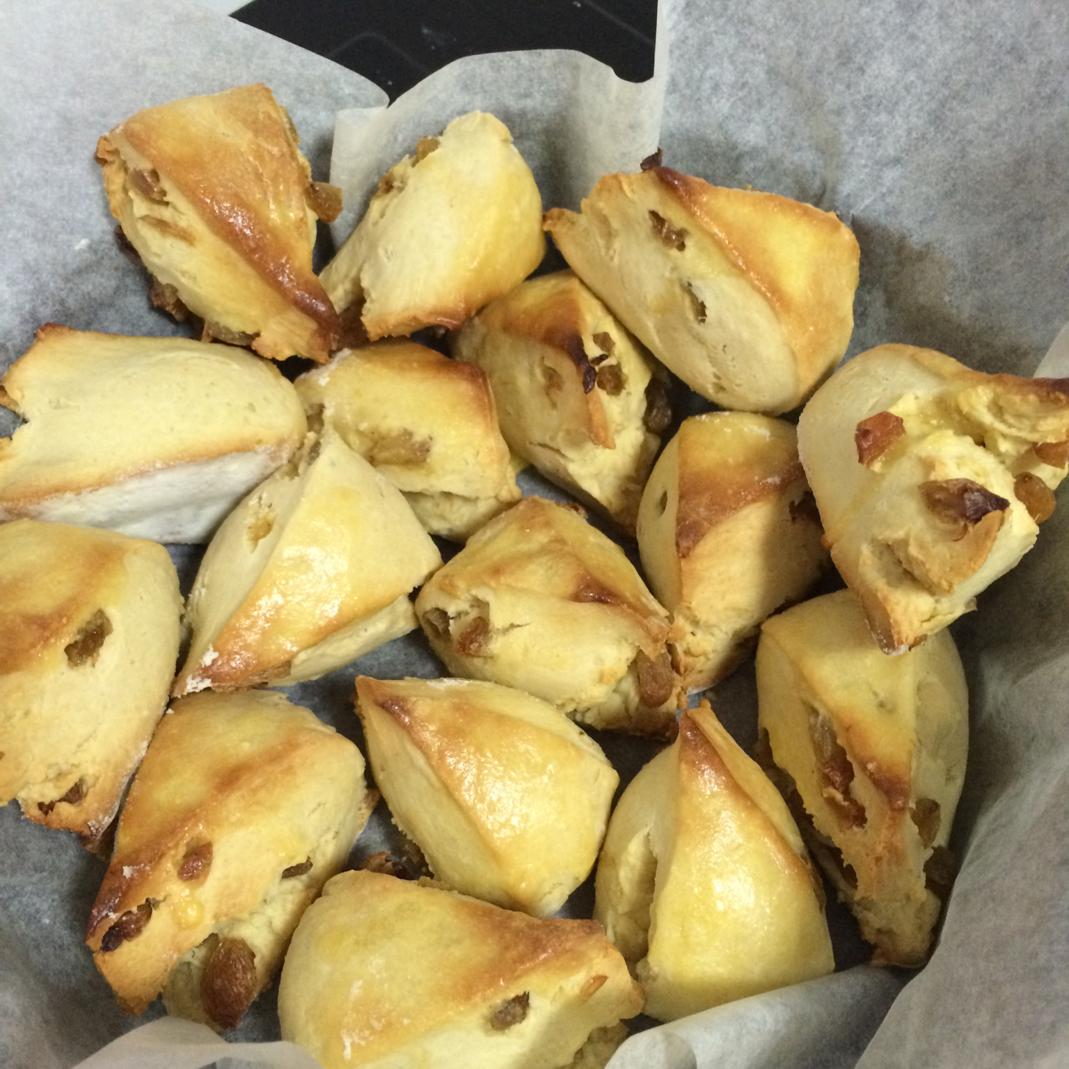 葡萄干司康（酵母版）