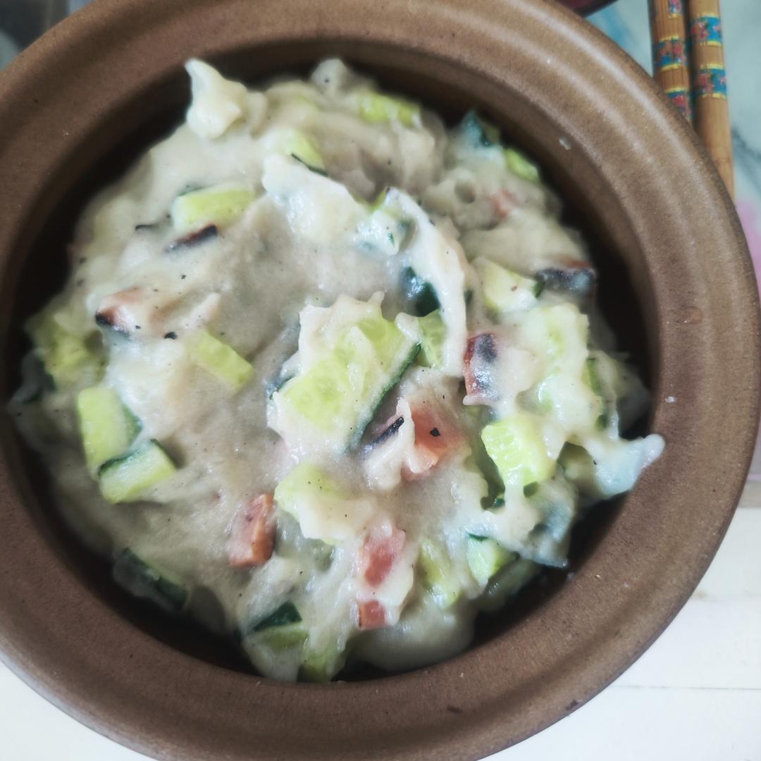 火腿黄瓜土豆泥