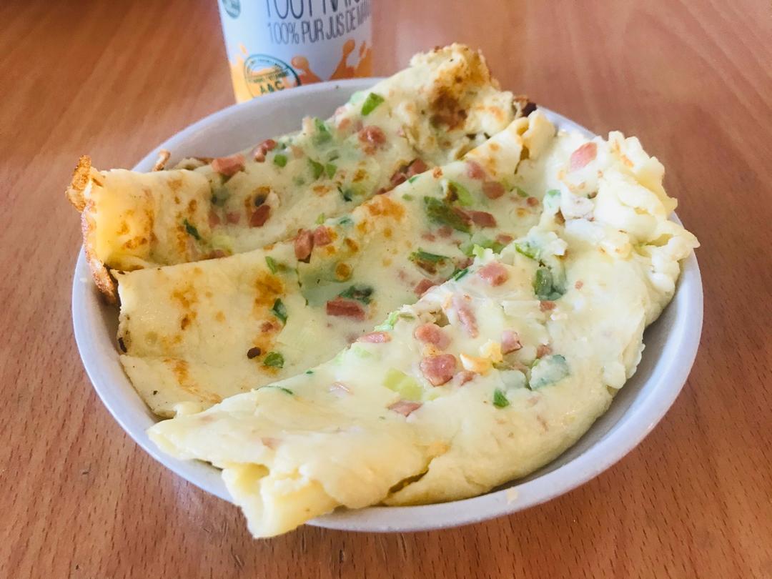 【牛奶鸡蛋早餐软饼】的做法