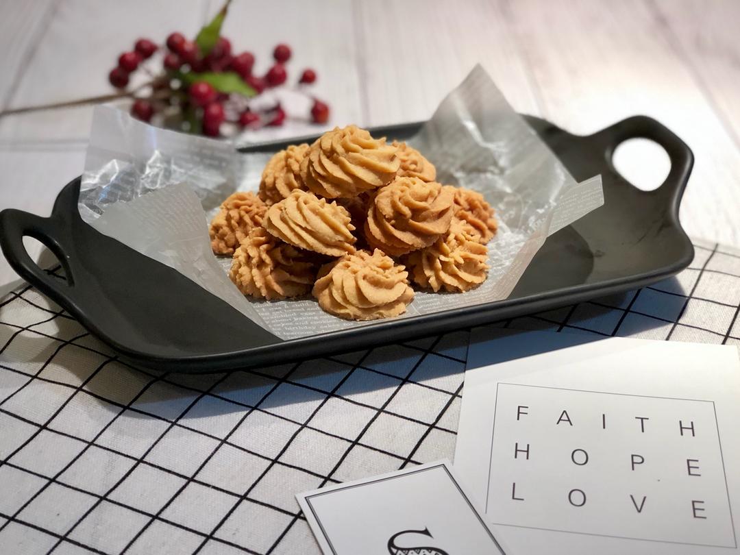 ssjoe做的一抿即化酥到掉渣的珍妮曲奇云顶小花/烘焙视频饼干篇1