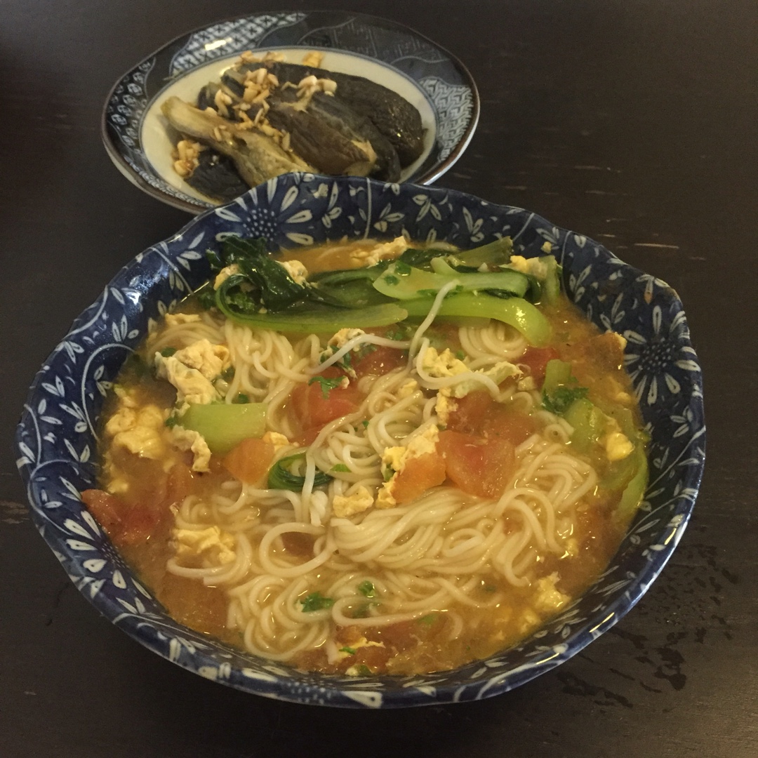 西红柿鸡蛋汤面