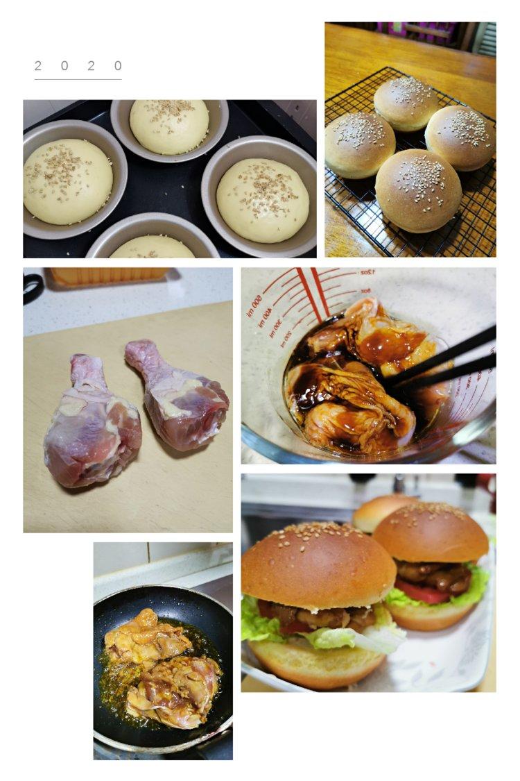 完爆KFC的板烧鸡腿堡（波兰种汉堡胚制作）