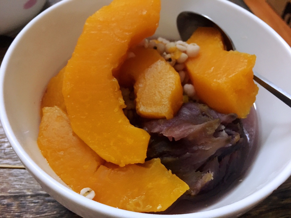 紫薯木瓜薏米饭（减肥期主食）的做法
