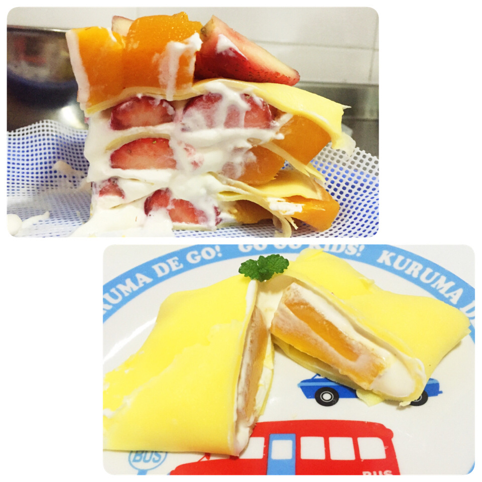 《Tinrry下午茶》教你做芒果班戟和芒果千层饼