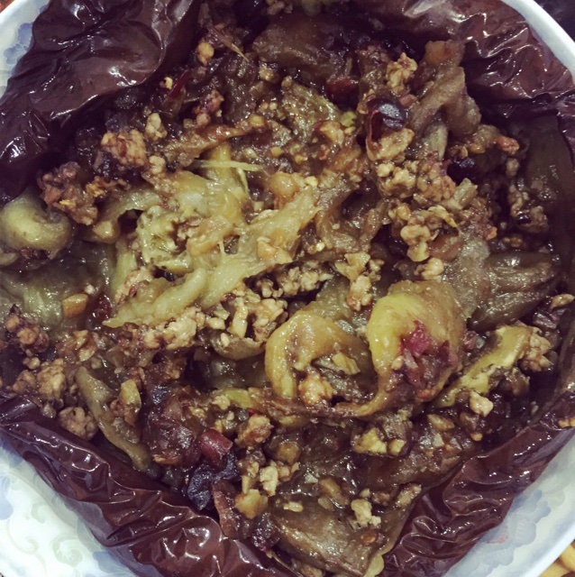 微波炉烤茄子