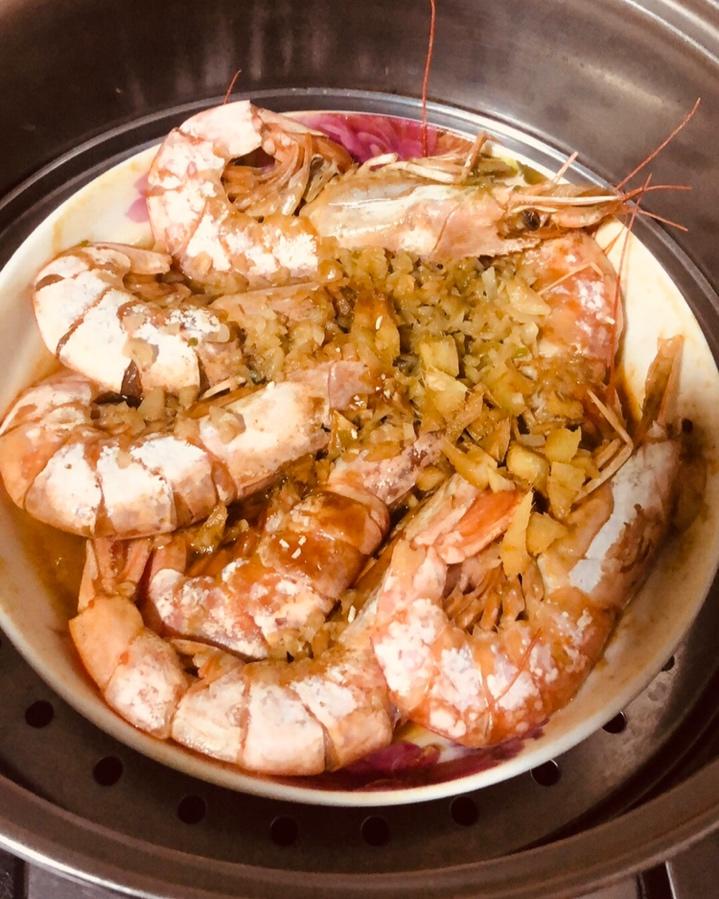 清蒸阿根廷红虾