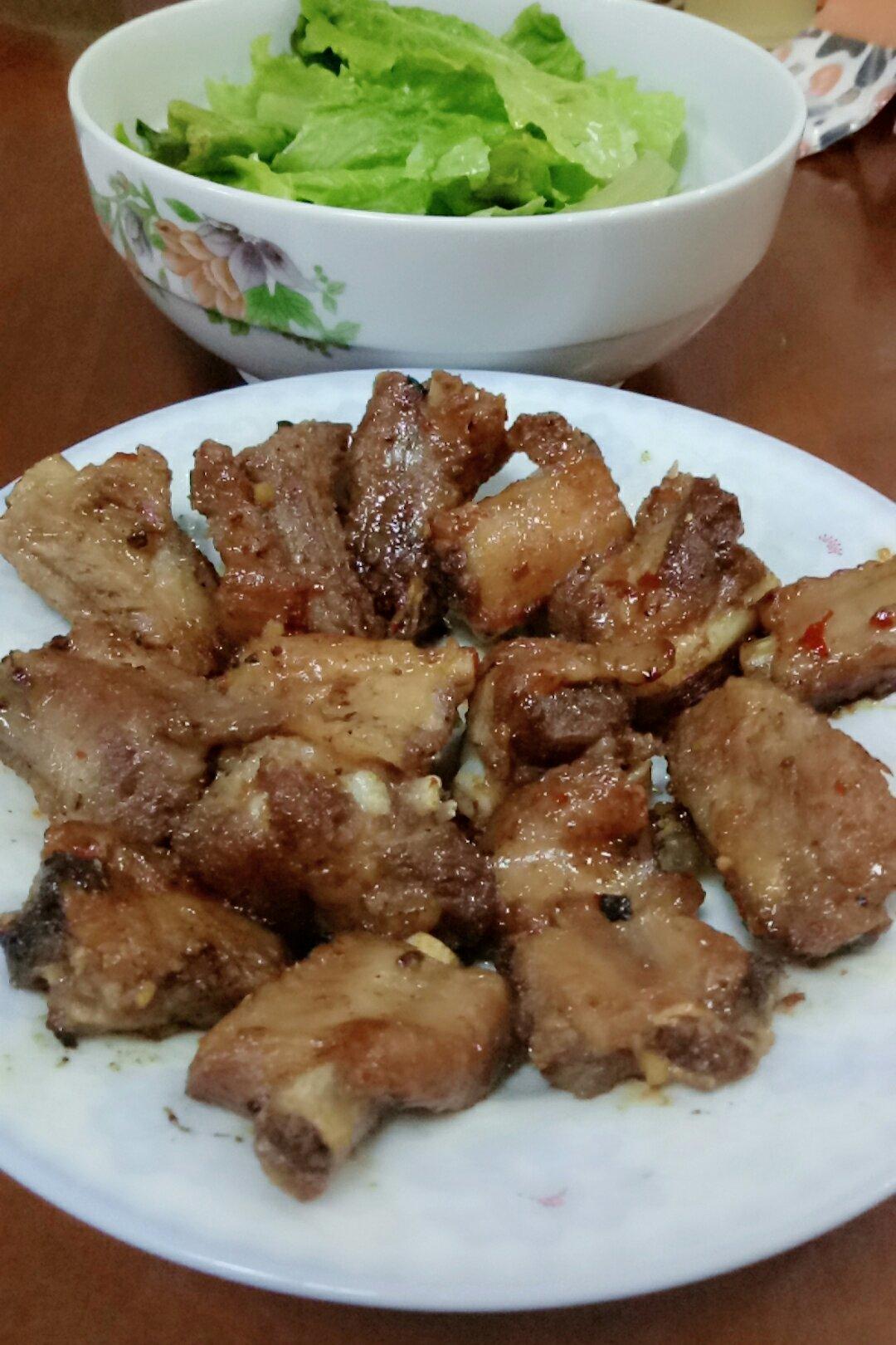 烤排骨 Roast Pork Ribs -yanyanfoodtube