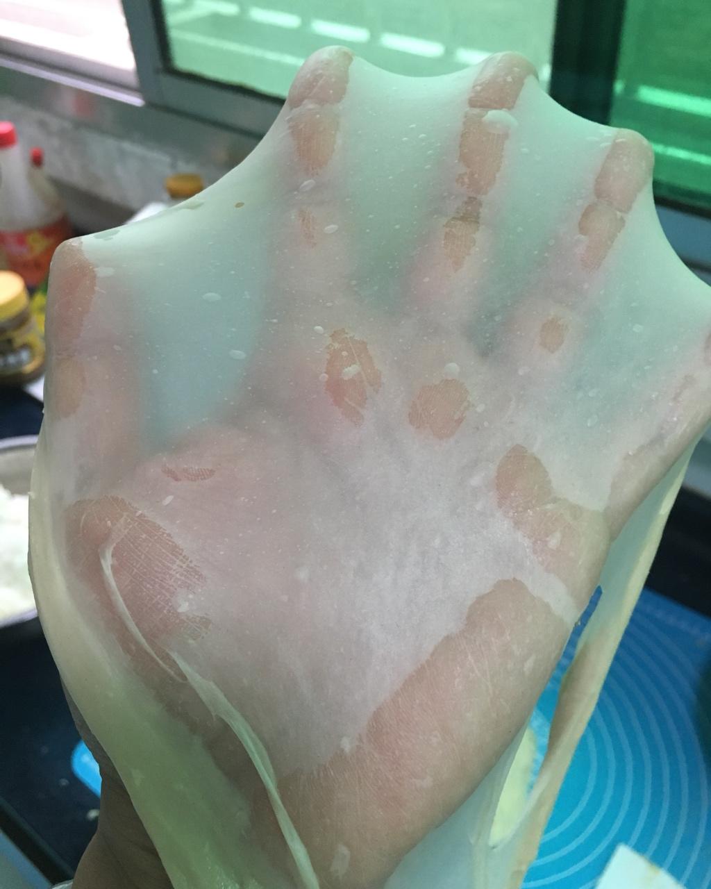 最省力气、不需摔面快速出手套膜（后酵母法）