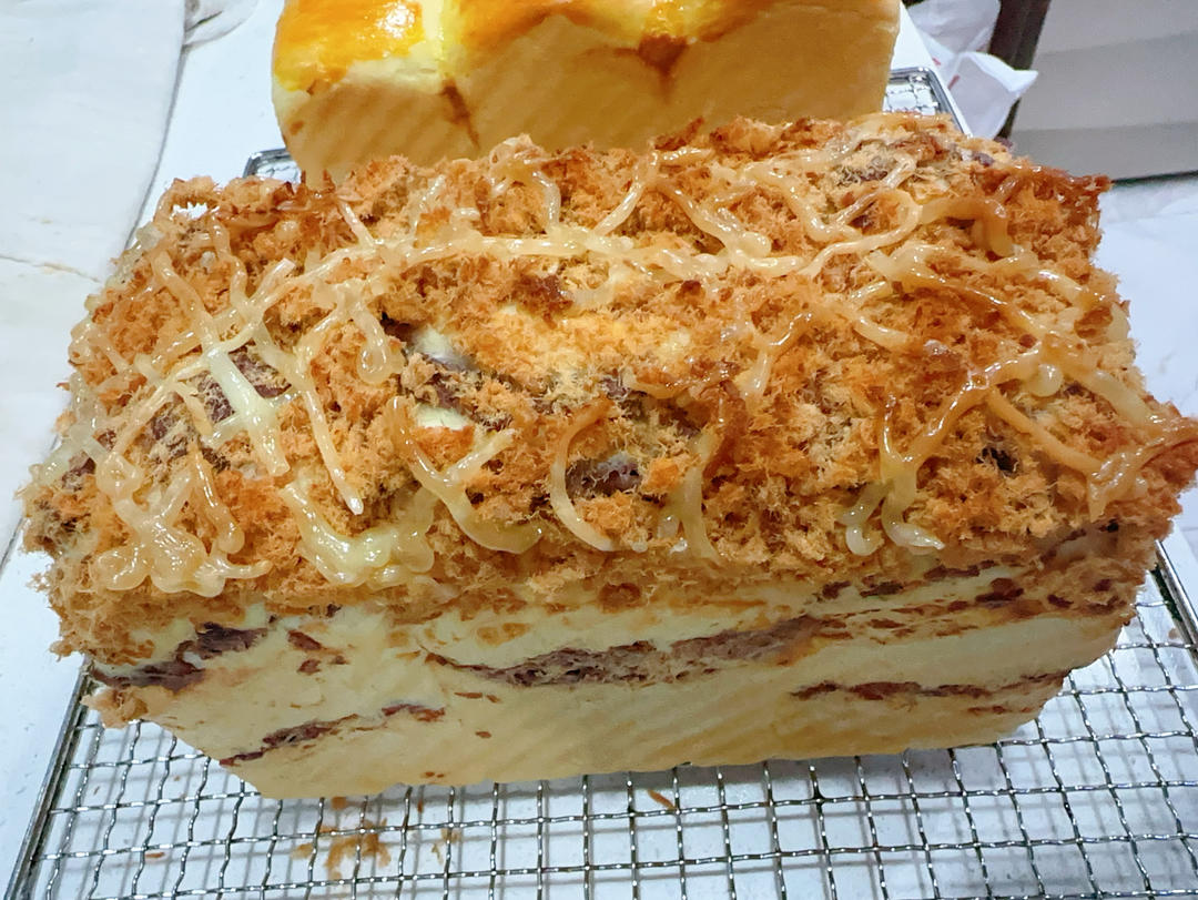 复制热销款肉松红豆吐司