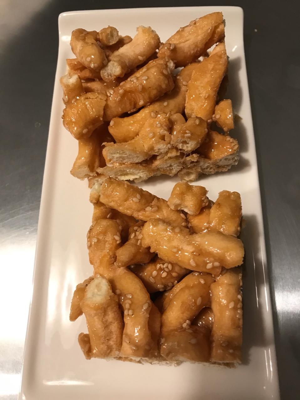 （视频食谱）自制沙琪玛／萨其马