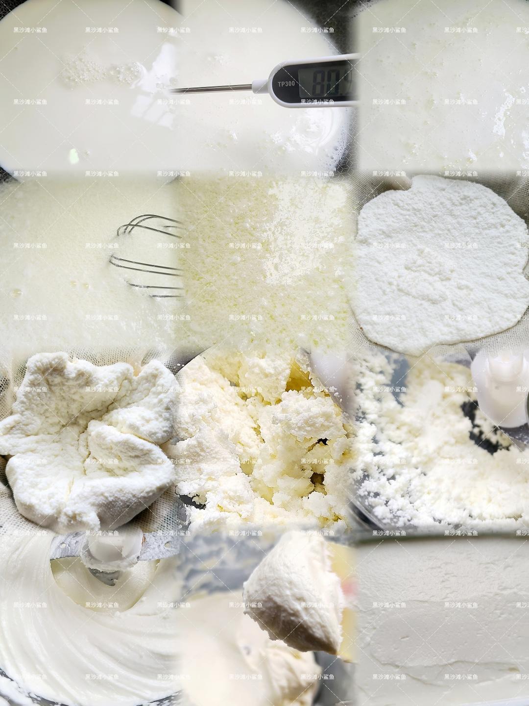 🥇巨全分析❗️自制奶油奶酪〔区别酸▪️加热温度▪️牛奶品种〕