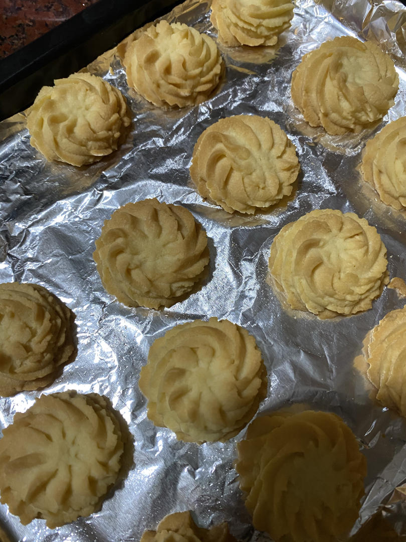 一抿即化酥到掉渣的珍妮曲奇云顶小花/烘焙视频饼干篇1