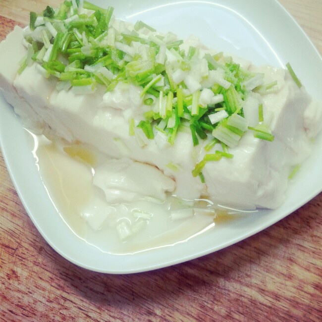 小葱拌豆腐