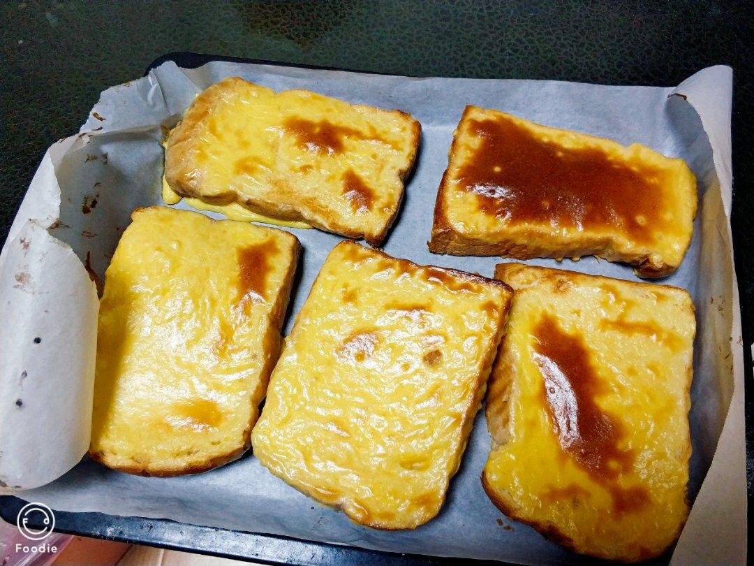 懒人版岩烧乳酪片快速消耗吐司片奶酪