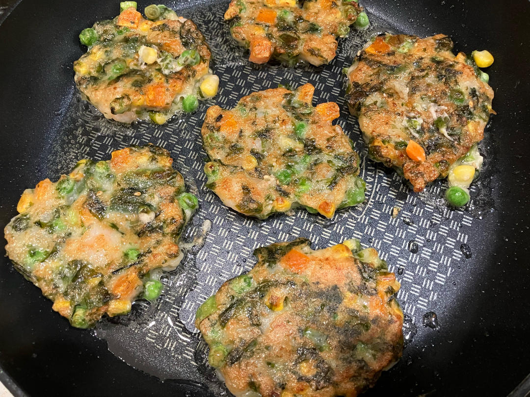 紫菜虾滑煎饼（厚皮橙姐姐）