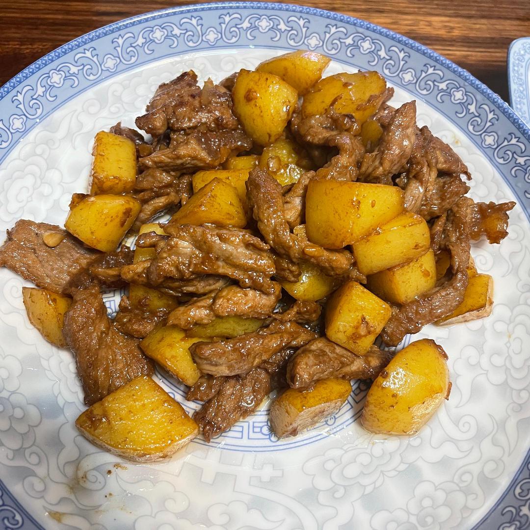 牛肉炒土豆片（超级下饭菜）