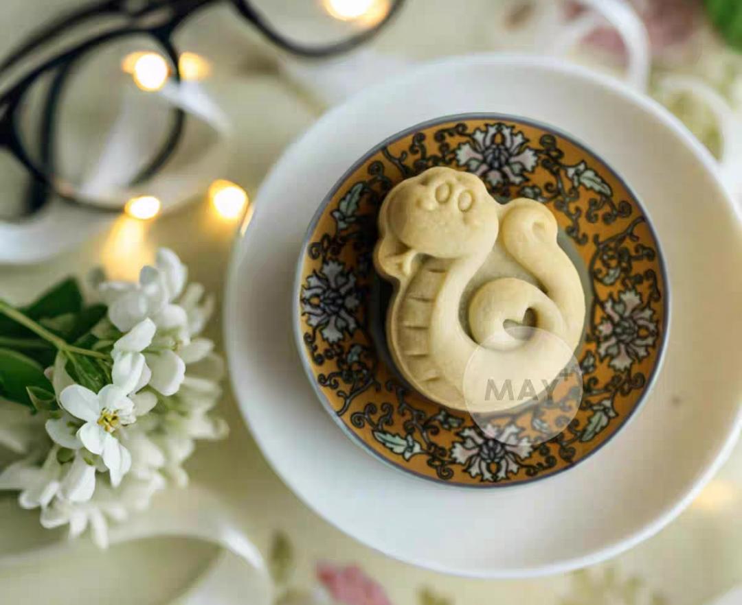 38 蛇年小蛇造型参考，生肖蛇月饼模具