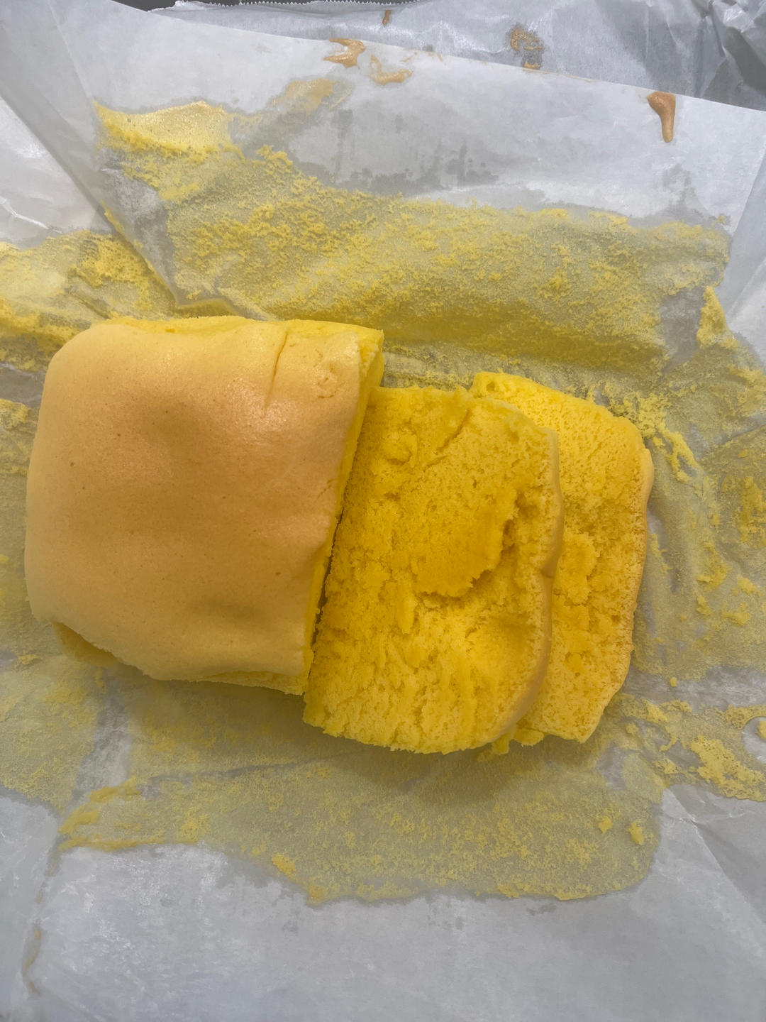 🧡吐司盒版的古早蛋糕｜水浴法烘烤细腻柔软