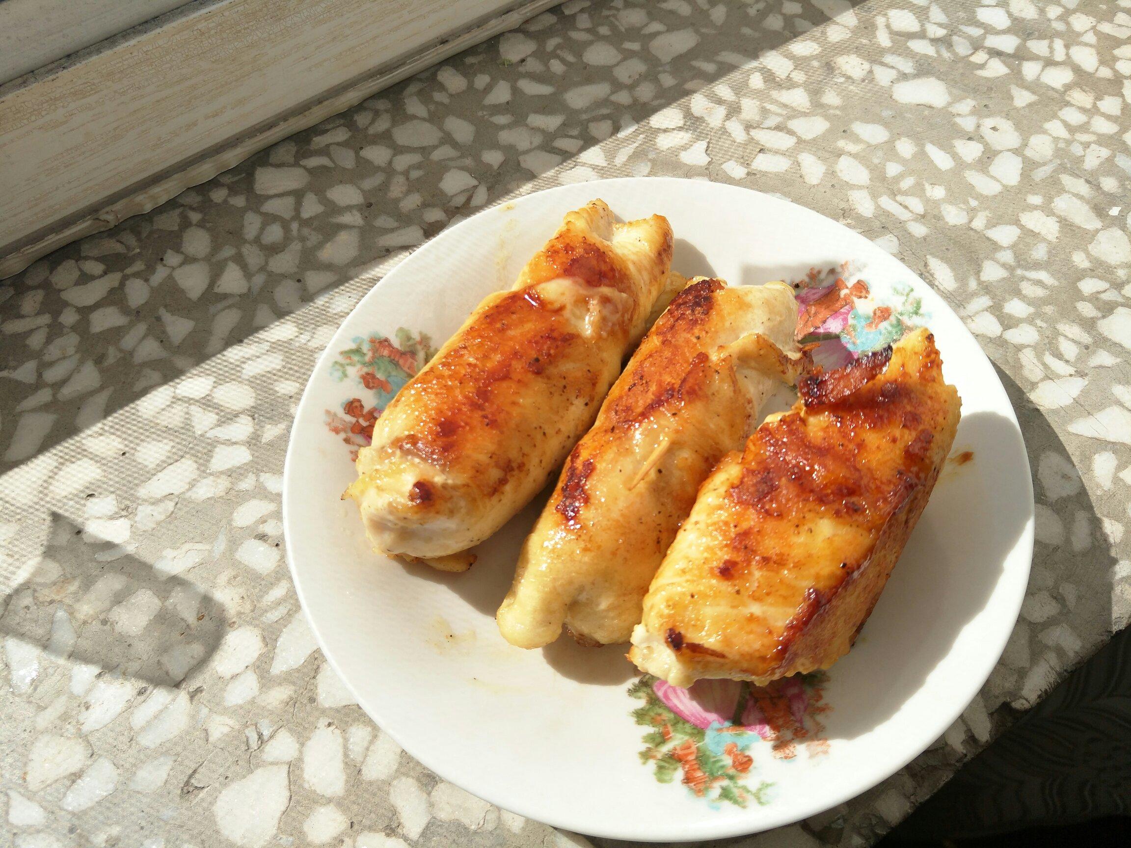 芝士鸡肉卷