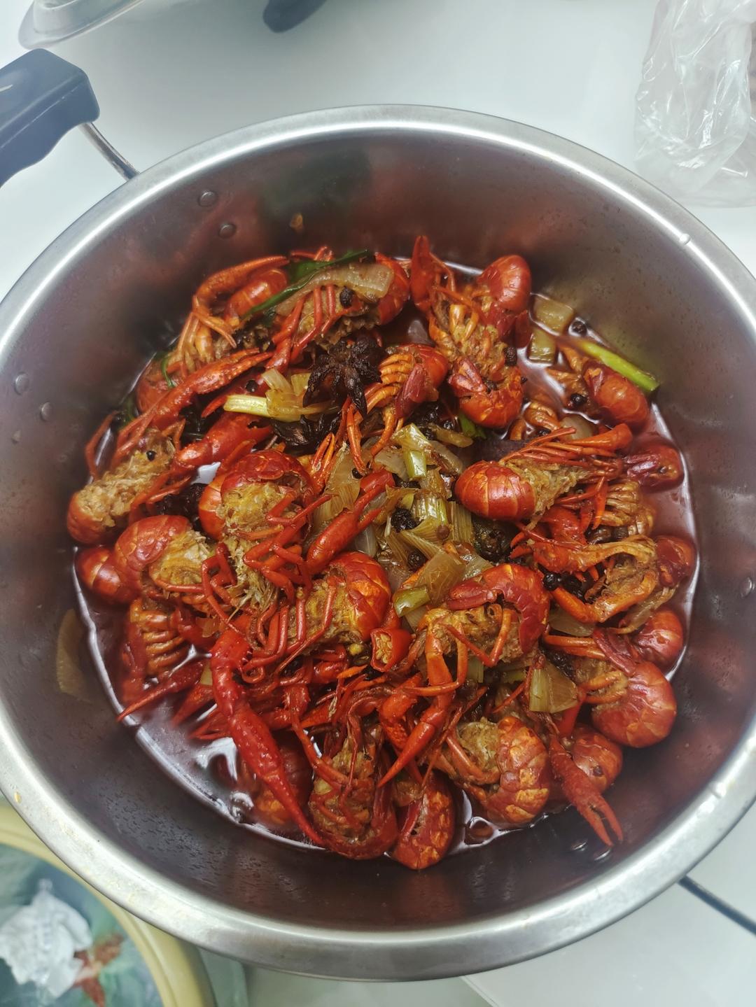 香辣小龙虾（用火锅底料）