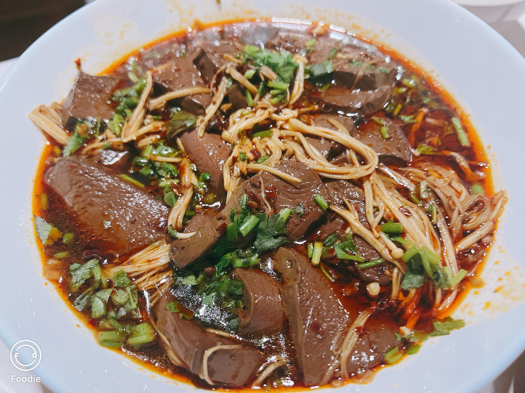 零基础美味 香辣鸭血粉丝