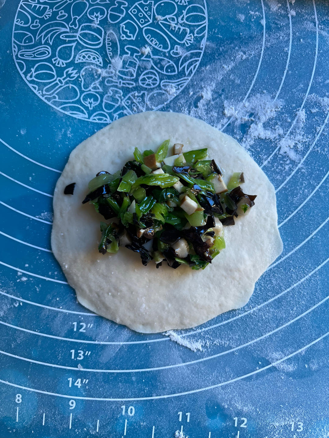 青菜香菇包子（一发二发记录）