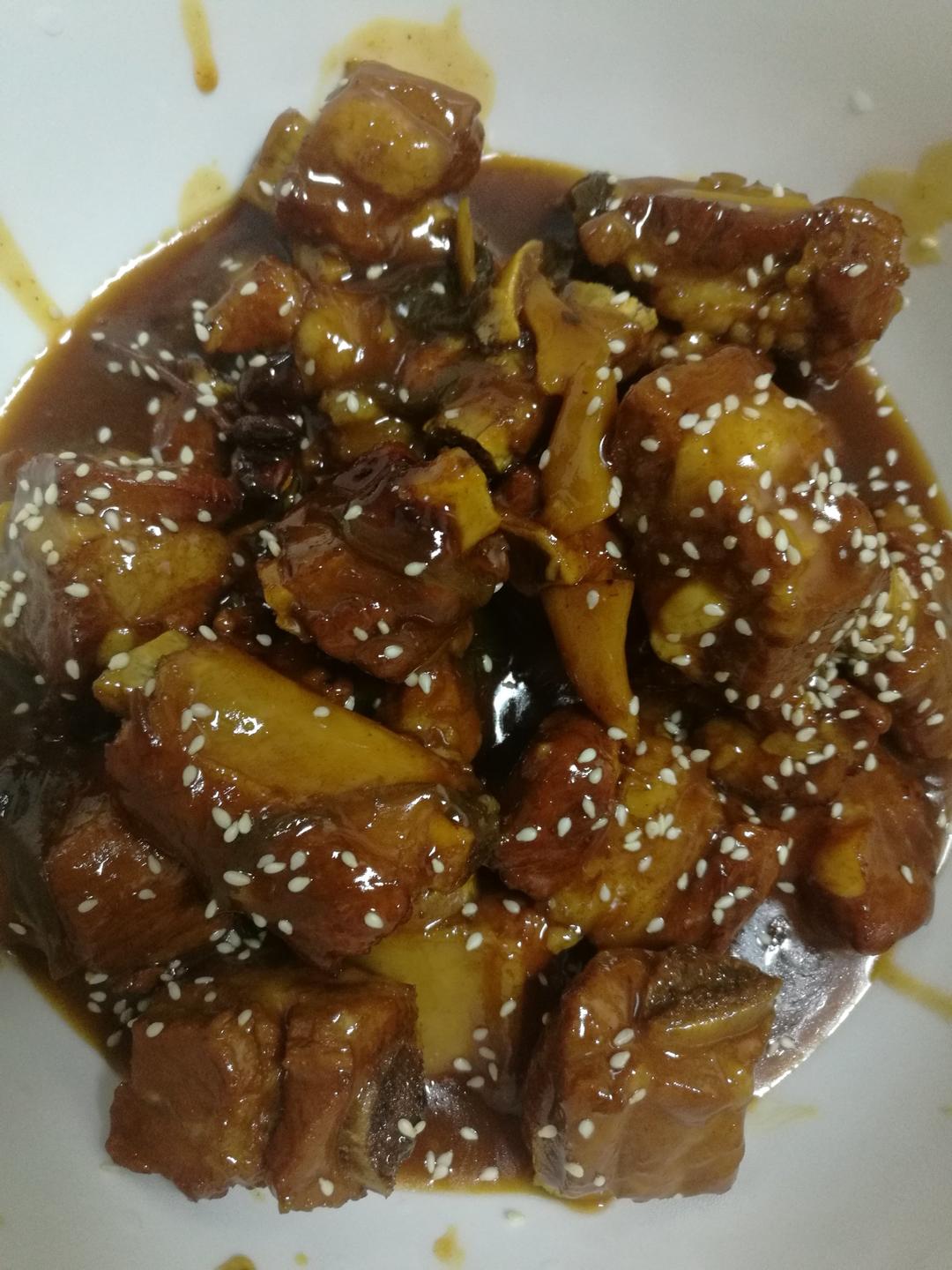 青梅酱烧小排