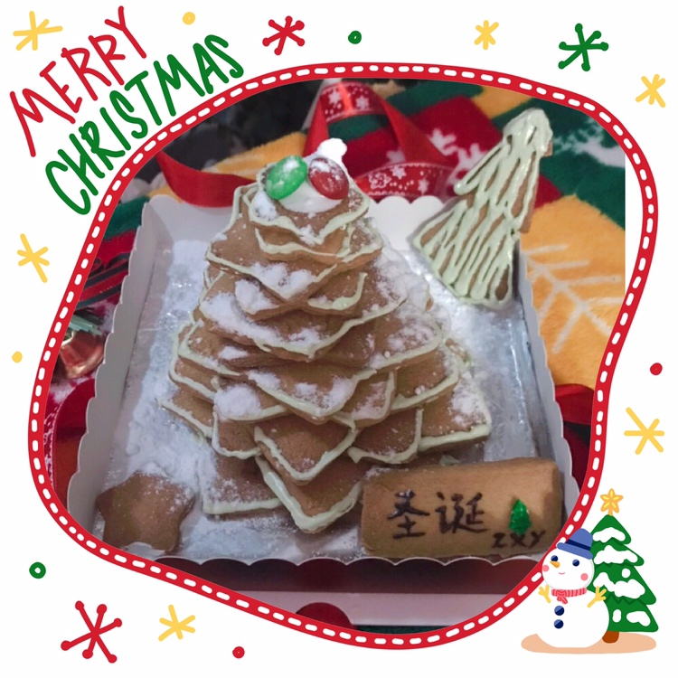圣诞树🎄，来自黄油饼干的灵感的做法