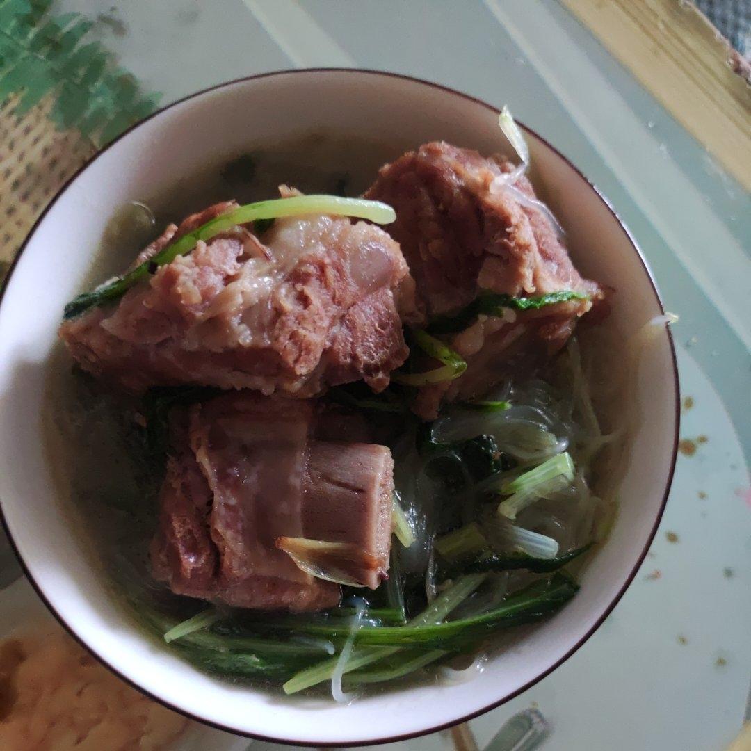 小白菜排骨汤