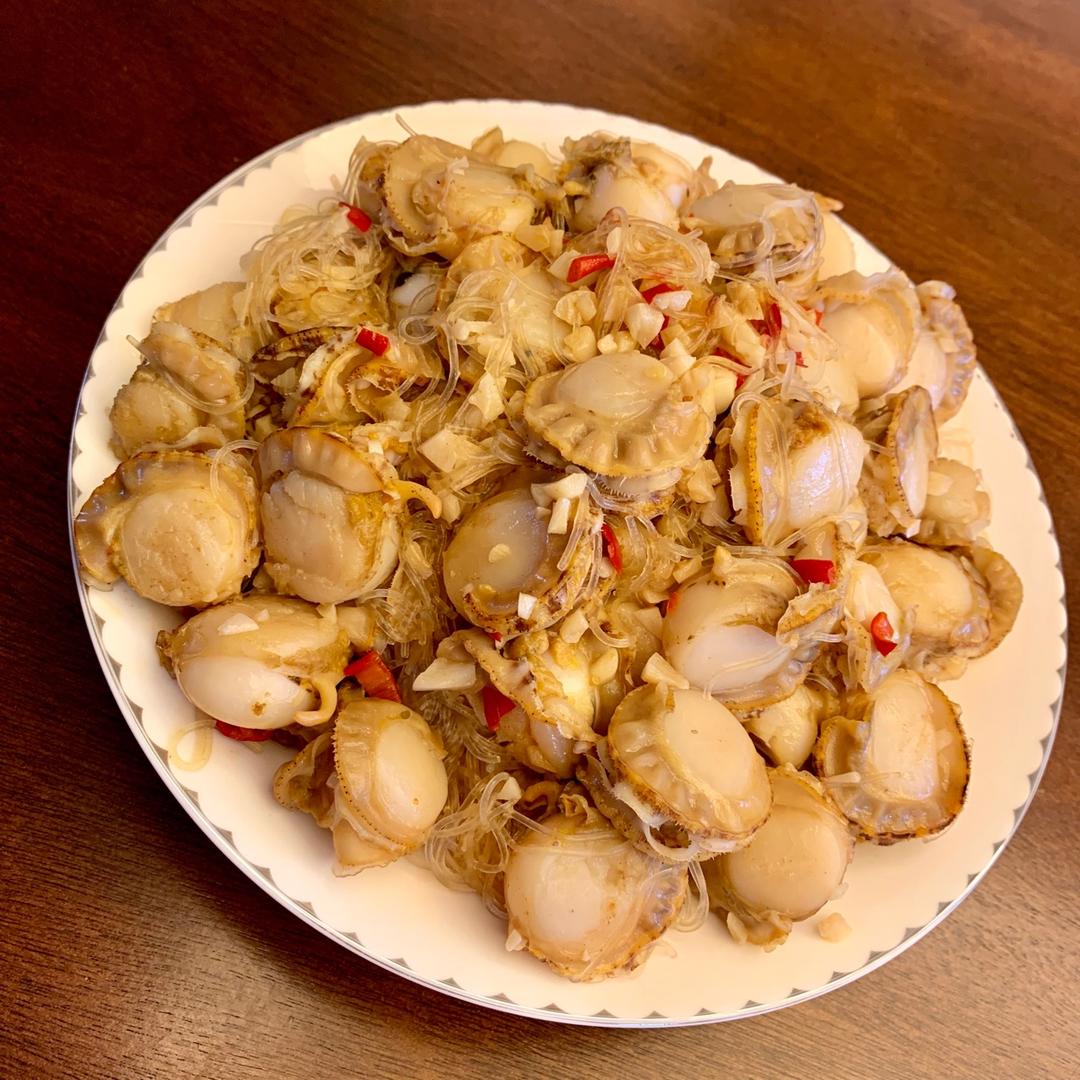 蒜蓉粉丝炒扇贝