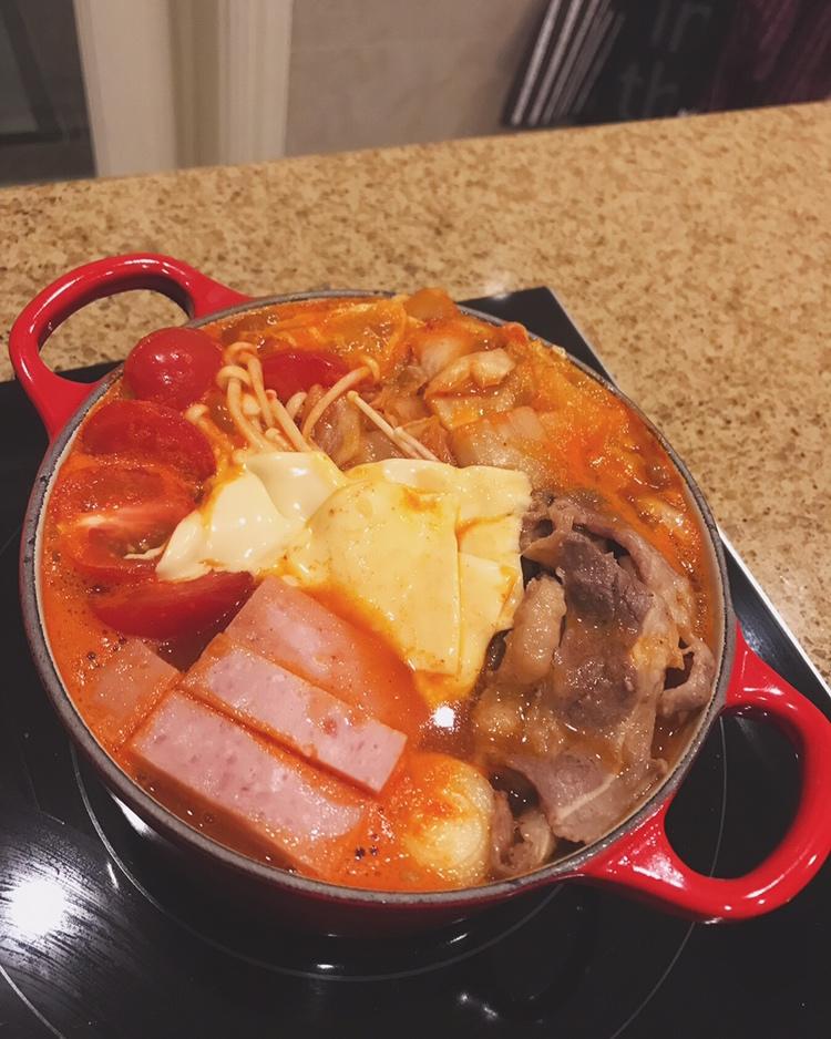 韩国部队锅拉面锅（超好吃）