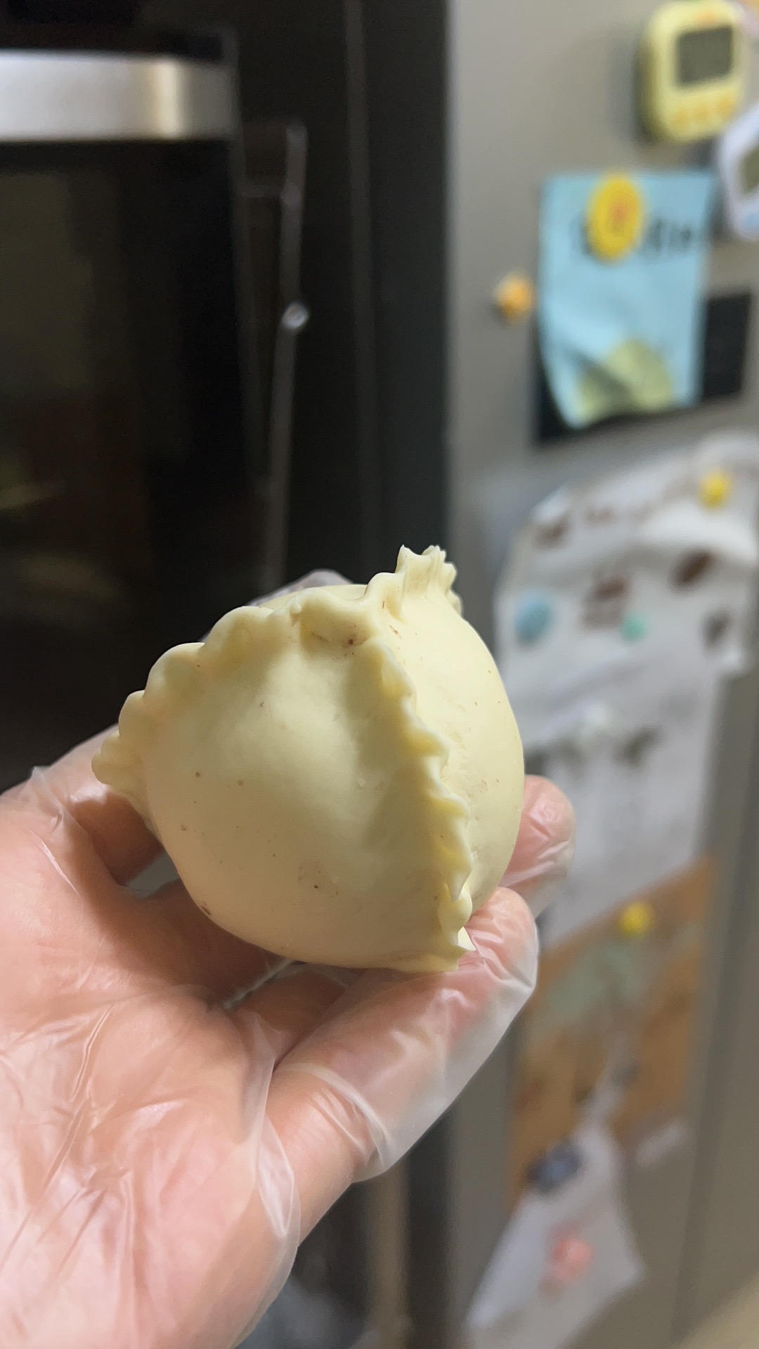 好看又好吃的花边～豆沙包