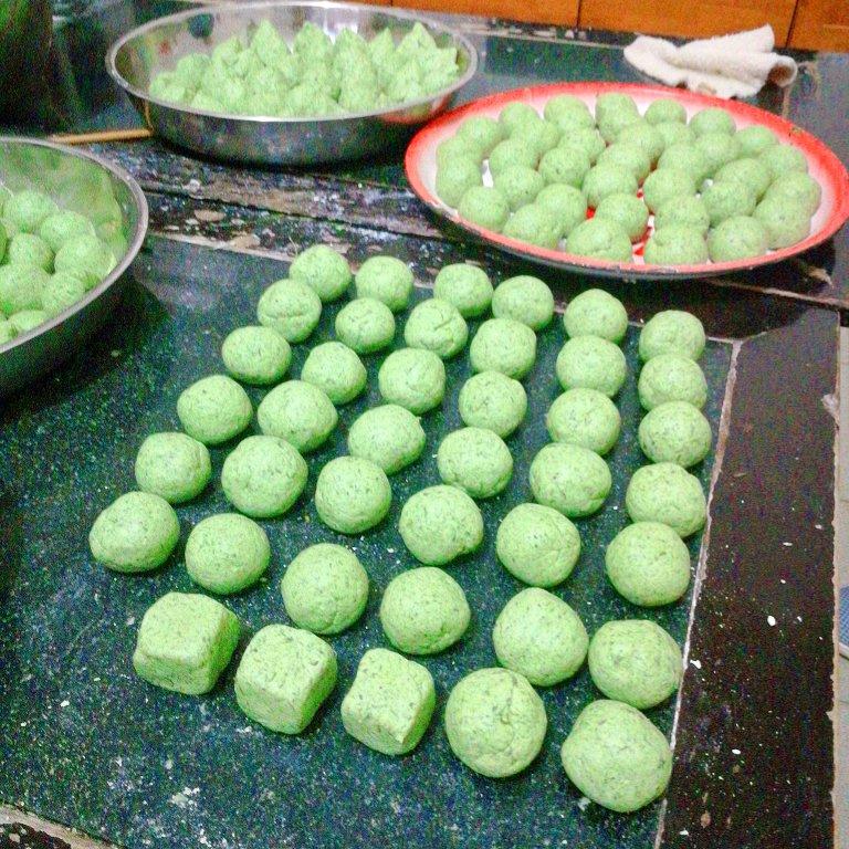 客家独有的姜糖馅艾糍