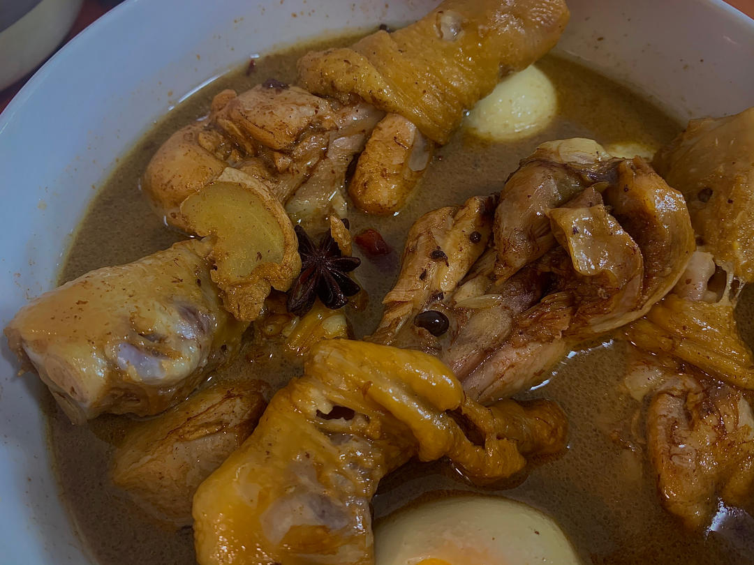 减脂少油少料红烧卤鸡腿鸡蛋（完美超赞）