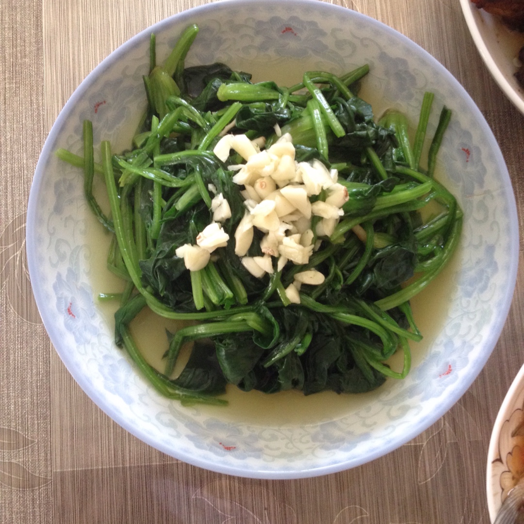 水煮菠菜（泼油版）